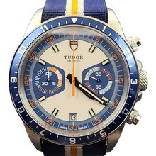 Load image into Gallery viewer, Tudor Heritage Chrono Blue Opaline 70330B
